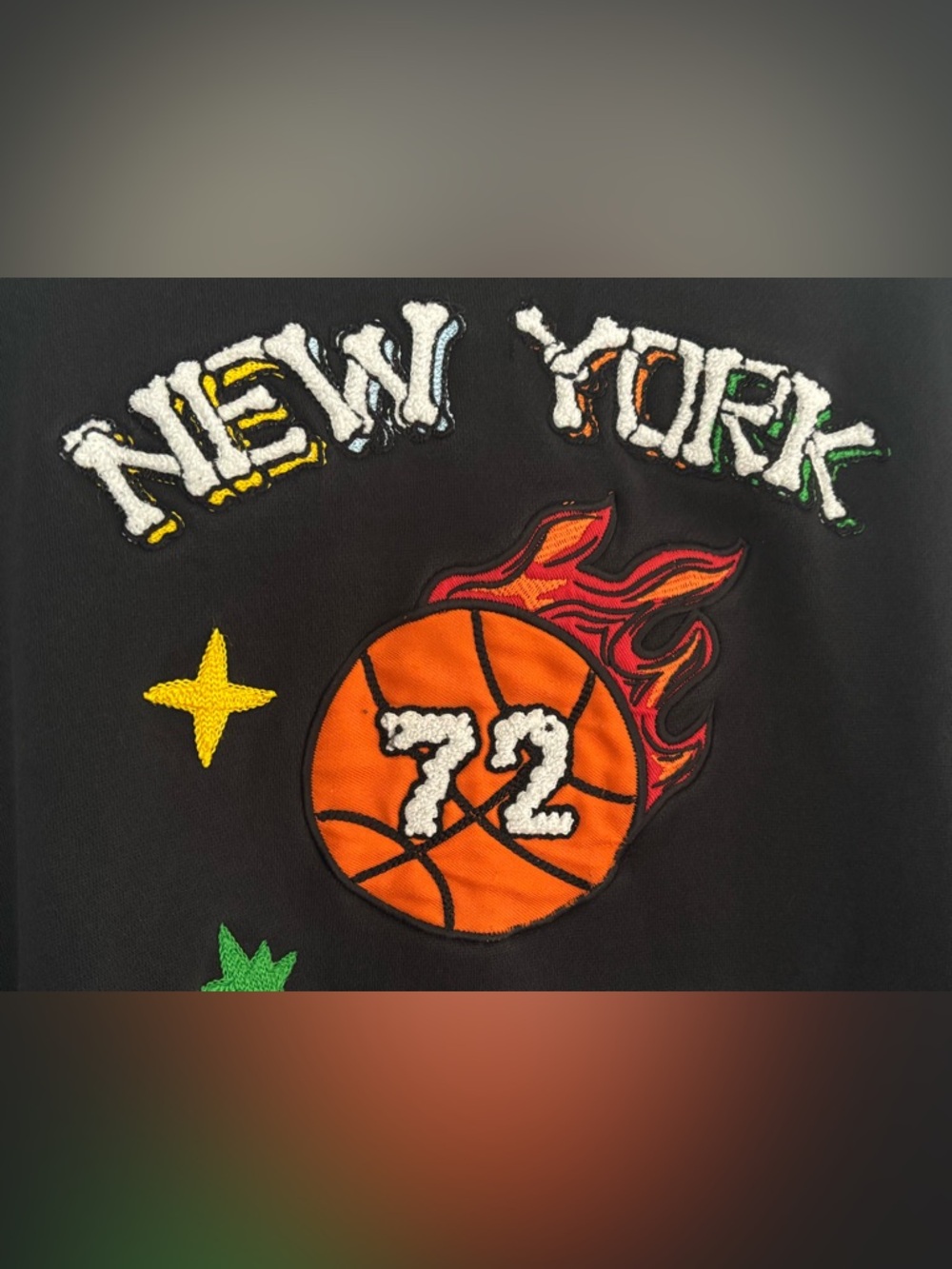 Kids Large 14/16 Brooklyn New York Basketball Hoodie (~flaw~).